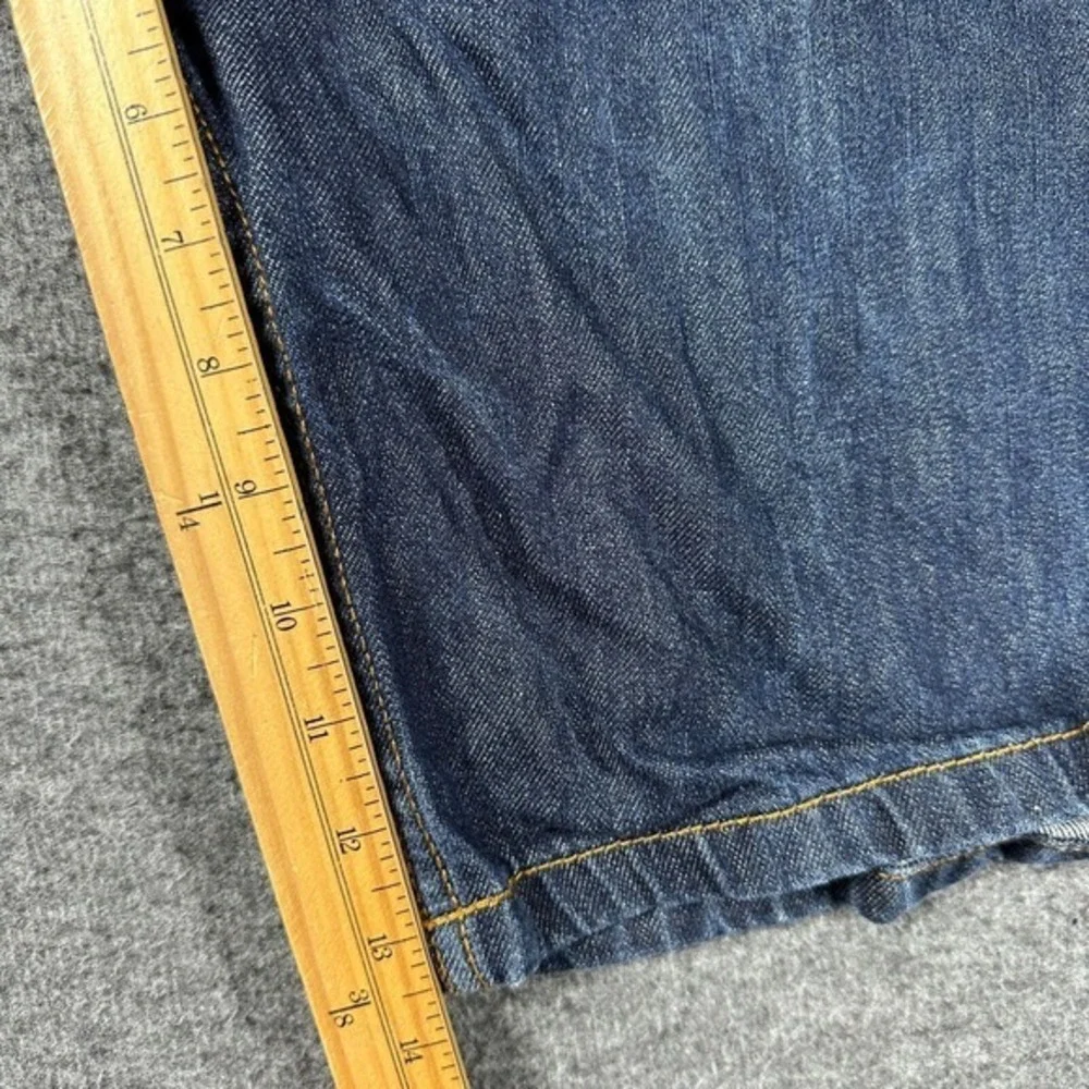 Vintage‎ Y2K Rocawear Baggy Jorts Jean shorts Mens 38 Dark Wash Denim 14